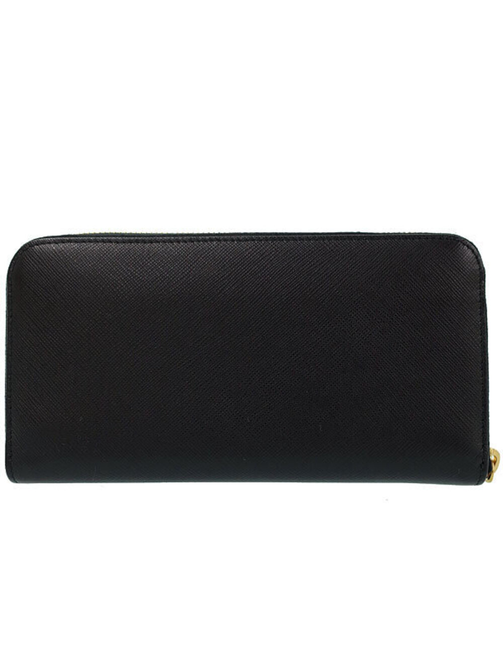 Prada Wallet Zipper Long Round Black